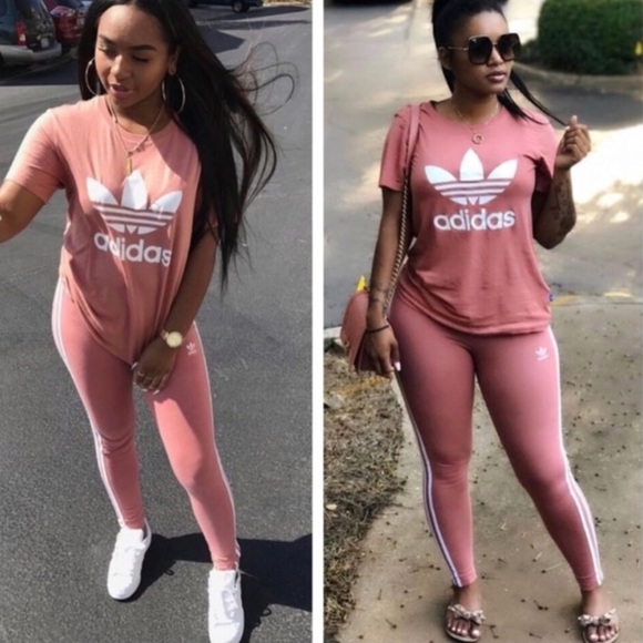 Brand New Adidas Three Stripe Leggings - Picture 5 of 9